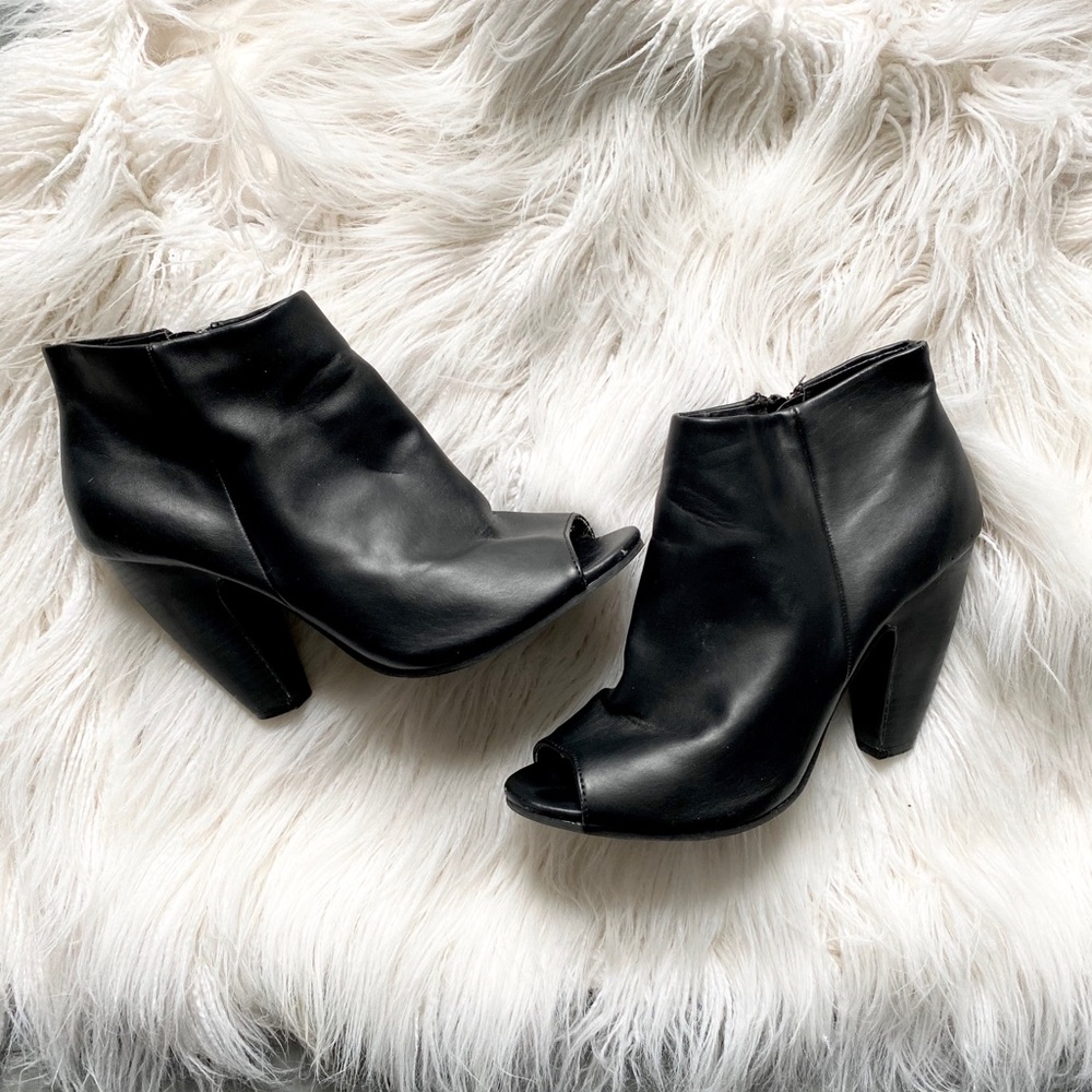 Brash Black Ankle Booties